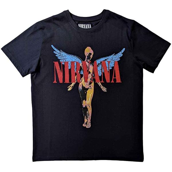 Nirvana In Utero Official Mens New Black T Shirt : Amazon.ca