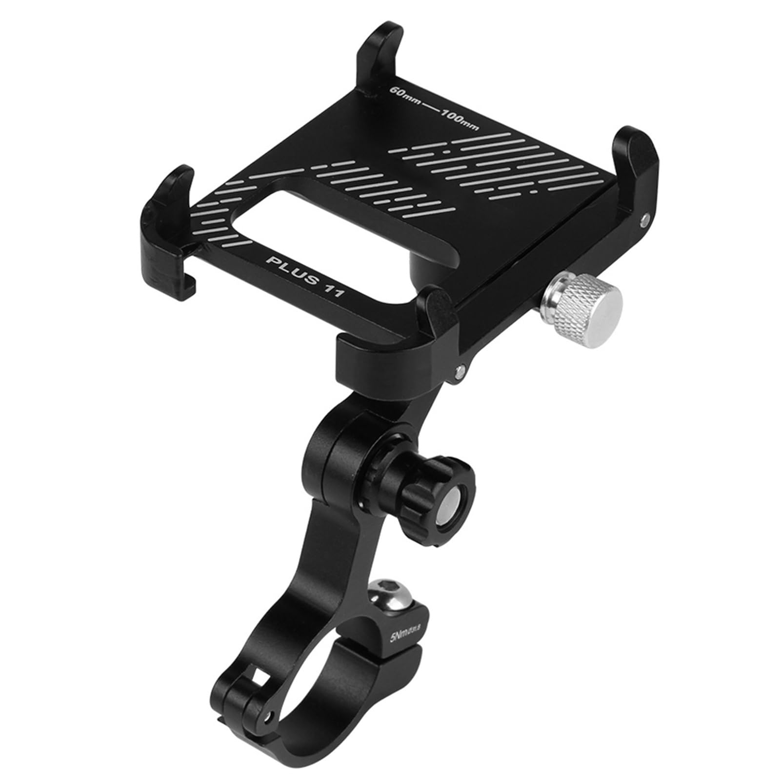 Lixada Aluminum Bike Phone Holder 360 Degree Rotating Adjustable Anti Slip Cycling Bicycle Handlebar Phone Mount Holder Stand for MTB Road Bike Motorcycle