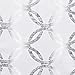 EXCLUSIVE HOME Modo Metallic Geometric Grommet Top Curtain Panel Pair, 54