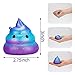 R HORSE Jumbo Cute Narwhal Cake, Unicorn Donut, Galaxy Panda, Deer, Dolphin, Excrement Set Kawaii Cream Scented Squishy Soft Decompression Squeeze Toys for Kids or Stress Relief Toy (6 Pack)