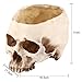 Resin Halloween Skull Head Flower Pot Planter Scene Decoration Candy Bowl
