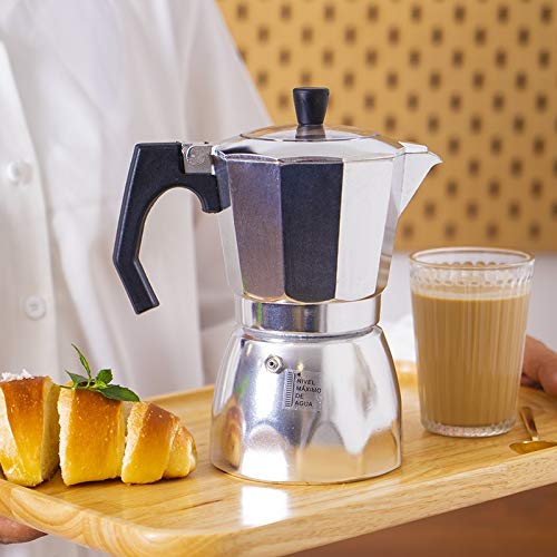 DYB Espressokocher Kleiner Moka-Topf-Home-Kaffeekanne Büro Machen Kaffee-Appliance-italienisches Konzentrat-Kaffeekanne… – Bild 5