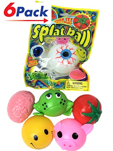 JA-RU Splat Balls (Pack of 6) Item #5303-6