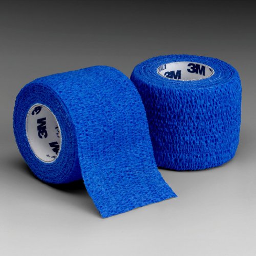 3M Coban Self Adherent Wrap, Blue, 2