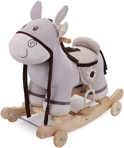 caballo de madera mecedora