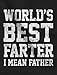 Funny Christmas Gift For Dads - World's Best Farter, I Mean Father T-Shirt