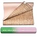 Ajna Eco Organic Yoga Mat – Natural Jute Yoga Mats – Large Non Slip – Reversible Jute PER – Carrying Strap – Extra Long Yoga Mat 72 Inch – 5mm – All Yoga – Veganthumb 1