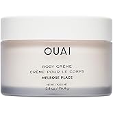 OUAI Body Cream Travel Size, Melrose Place - Hydrating Whipped Body Cream with Cupuaçu Butter, Coconut Oil & Squalane - Softens Skin and Delivers Healthy-Looking Glow - Sulfate Free Skin Care (3.4 Oz)