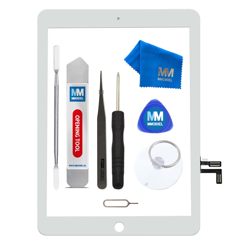 MMOBIEL Digitizer Compatible with iPad 5 2017 (White) 9.7 Inch Touchscreen Display Glass Assembly
