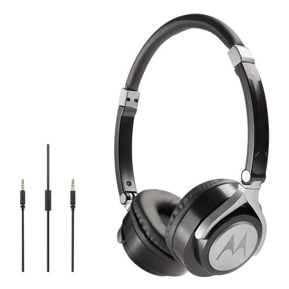 motorola Pulse 2 - Auriculares de Diadema con Cable, Color Negro