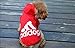Idepet Soft Cotton Adidog Cloth for Dog, S, Red