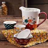 The Pioneer Woman 5-Piece Prep Set: 4-Piece Measuring Bowls and a 4-Cup Measuring Cup