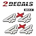 TIRESFX 4x4 Decals Stickers for Silverado 1998-2007