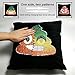SNUG STAR Mermaid Sequin Pillow Case, Reversible Faces Cushion Cover Changeable Face Pillowcases DIY Decorative Pillowcase for Sofa Home Decor 16 X 16 (P o o p)