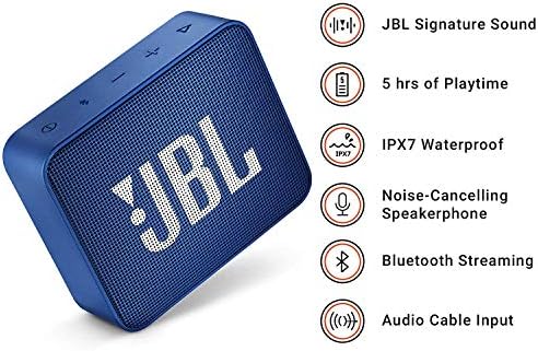 JBL GO 2 - Mini Enceinte Bluetooth portable - Étanche pour piscine & plage IPX7 - Autonomie 5hrs - Qualité audio JBL - Bleu - Bestbluetooth.fr JBL GO 2 - Mini Enceinte Bluetooth portable - Étanche pour piscine & plage IPX7 - Autonomie 5hrs - Qualité audio JBL - Bleu