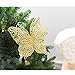 Tinksky 6Pcs Christmas Butterfly Christmas Decorations Christmas Tree Ornaments Wedding Party Decorations 3