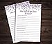 Large Purple Confetti Bridal Shower Game Pack (150-sheets) - 50 He Said She Said, 50 What's On Your Phone, 50 How Well Do You Know The Bride (Large Sheet Size)