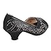 BELLA MARIE ID25 Girl's Rhinestone D'orsay Dress Sandal