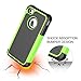 iPhone 4S Case, iPhone 4 Case, CHTech Fashion Shockproof Durable Hybrid Dual Layer Armor Defender Protective Case Cover for Apple iPhone 4/4S (Green)