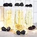 Plastic Wine Glasses and Champagne Flutes - (Set of 20 Each) Stemless Disposable Stemless Wine Cups For Wedding Party Toasting. Unbreakable Tumblers Clear Like Glass To Show Off Fancy Cocktail