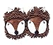 ofoot Womens & Childrens Cute Warm Fuzzy House Slippers Adult Furry Animal Shoes Non Slip Rubber Sole,Monkey Rabbit Koala Fox Owl Cat Lion Bunny Gorilla