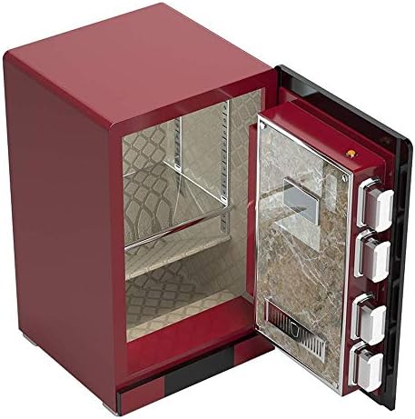 指紋セキュリティセーフティボックス 電子デジタルキーパッド付きセキュリティ セーフマネーセーフスチールウォールまたはキャビネットアンカーデザイン 自宅 オフィス 旅行 デジタルセーフデポジットボックス Innhs Edu Ph