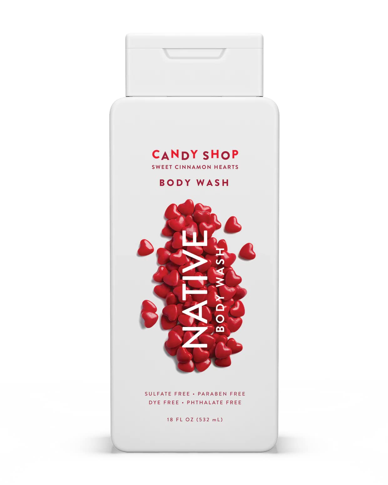 Photo 1 of  PACK OF 2 Native Body Wash Sweet Cinnamon Hearts