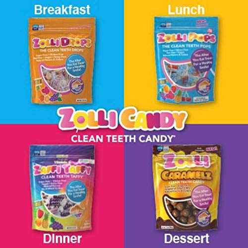 Zollipops Clean Teeth Lollipops AntiCavity Sugar Free Candy with