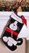 Clever Creations 1 Pack Classic Christmas Stocking Hanging Decoration, 17 Inches Large Size Plush Gift for Family Holiday Party, Black Cat