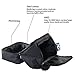 Nex Lunch Bag Double Cooler Carry Bag Insulated Tote Large Capacity with Adjustable Shoulder Strap and Zip Closure Travel Lunch Tote(Black)