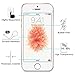 OMOTON 2.5D Round Edge 9H Hardness Bubble-free Tempered Glass Screen Protector for Apple iPhone 5/ 5s/ 5c/ SE, Pack of 2