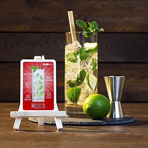 Chroma Products Cocktail Rezepte auf Karten: 30 Cocktailrezepte und Erklärungen in Faltschachtel, Rezepte auf deutsch, Kartenspiel oder Quartett als Geschenk – Bild 5
