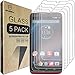Mr.Shield [5-PACK] Designed For Motorola Moto Droid Turbo [Tempered Glass] Screen Protector [0.3mm Ultra Thin 9H Hardness 2.5D Round Edge]