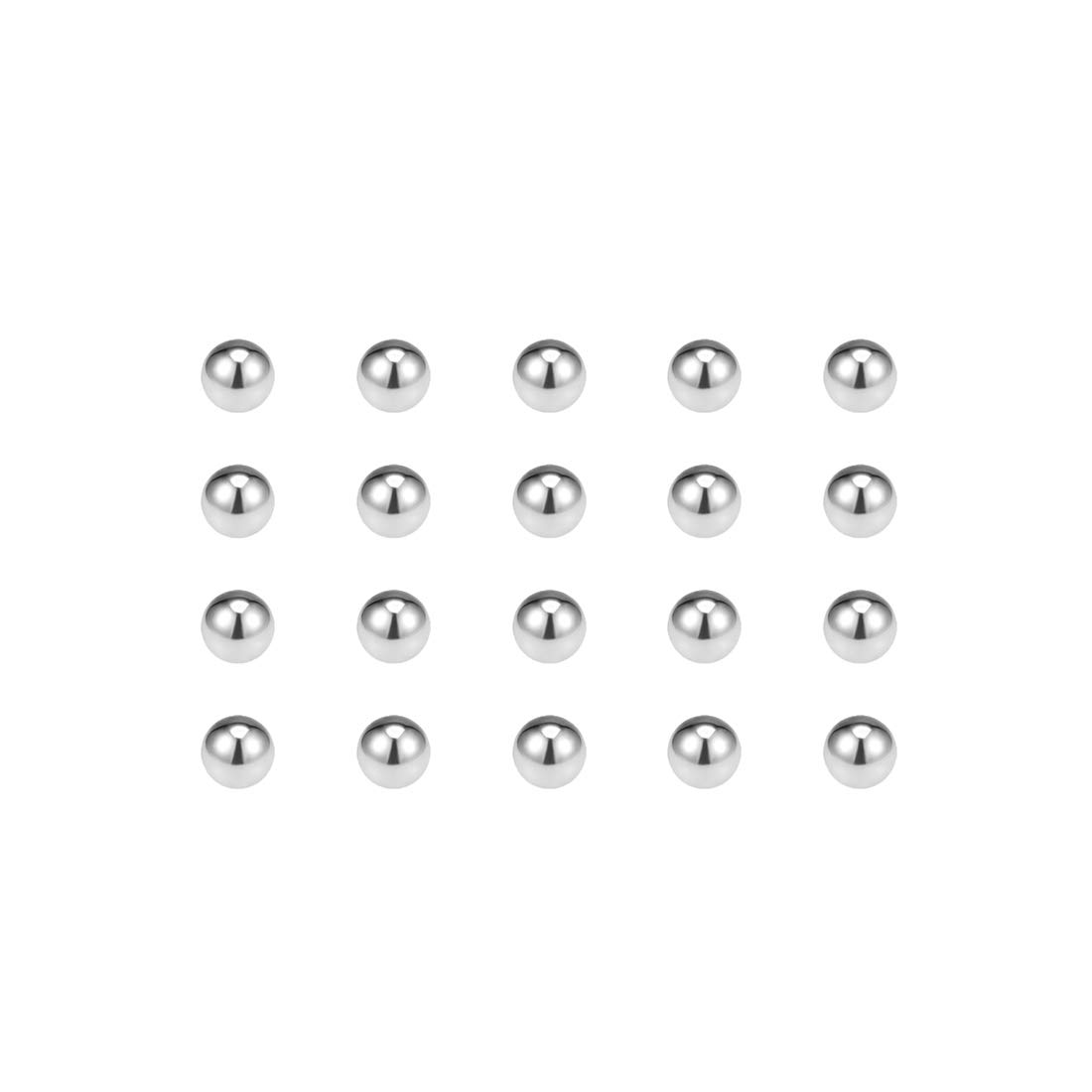 uxcell 4mm Bearing Balls 304 Stainless Steel G100 Precision Balls 200pcs
