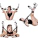 Durable Adult Toys Bed Straps Kit for Couples and Women, Black