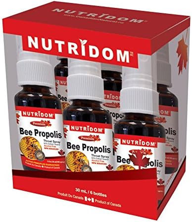 NUTRIDOM Bee Propolis Spray 30ml x 6 Bottles
