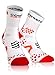 Compressport ProRacing Socks V2.1 - Run High Cut White/Red T2
