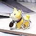 YGMONER Dog Keychains Bag Pendent, 4 Type Choosable (Shiba Inu)
