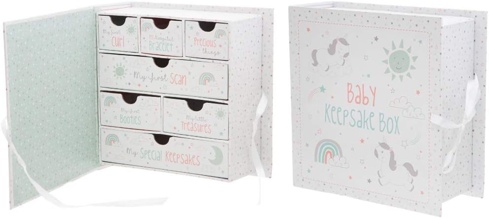 baby keepsake box with compartments