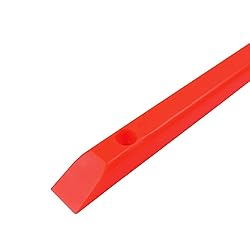 Red Skateboard Rails Old School Plastic with