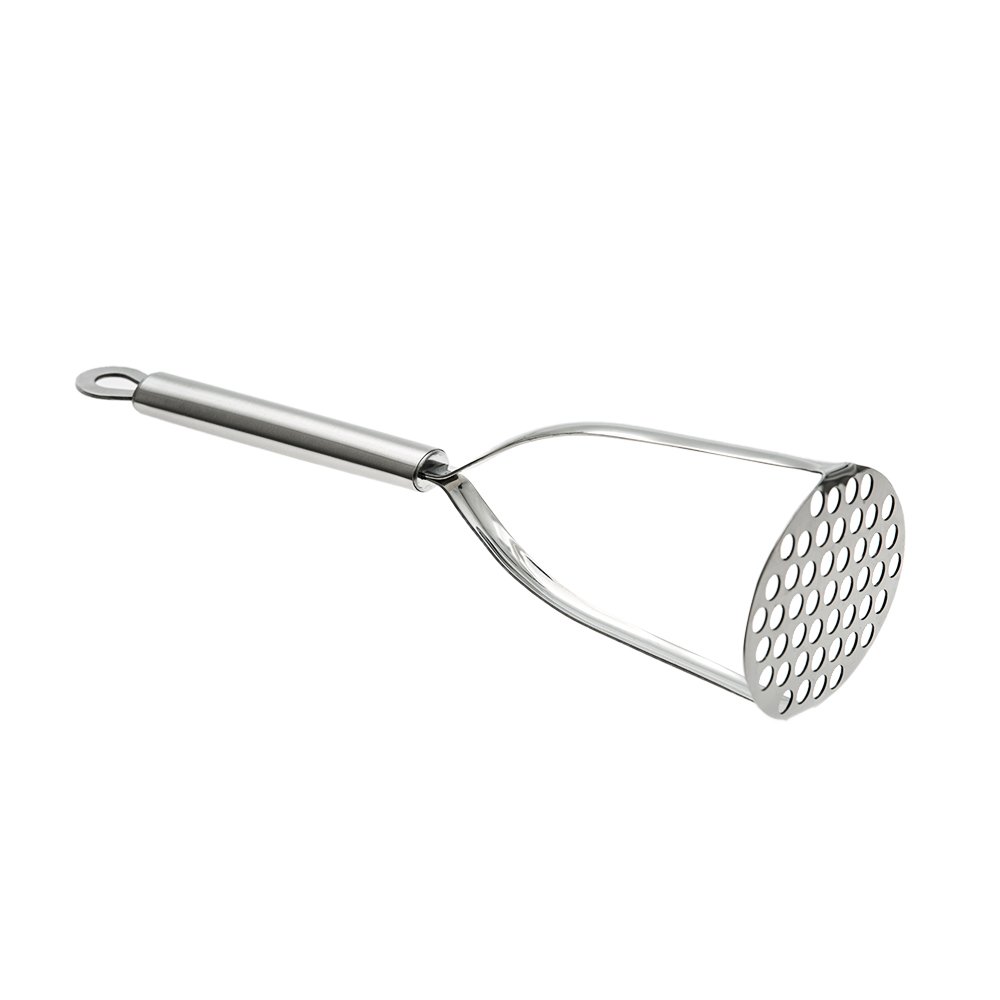 TAFOND Potato Masher ricer with Broad and Ergonomic for Smooth Mashed Potatoes, Vegetables and Fruits