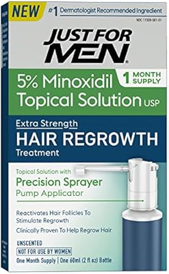 Just For Men Minoxidil Extra Strength Hair Loss Regrowth Treatment