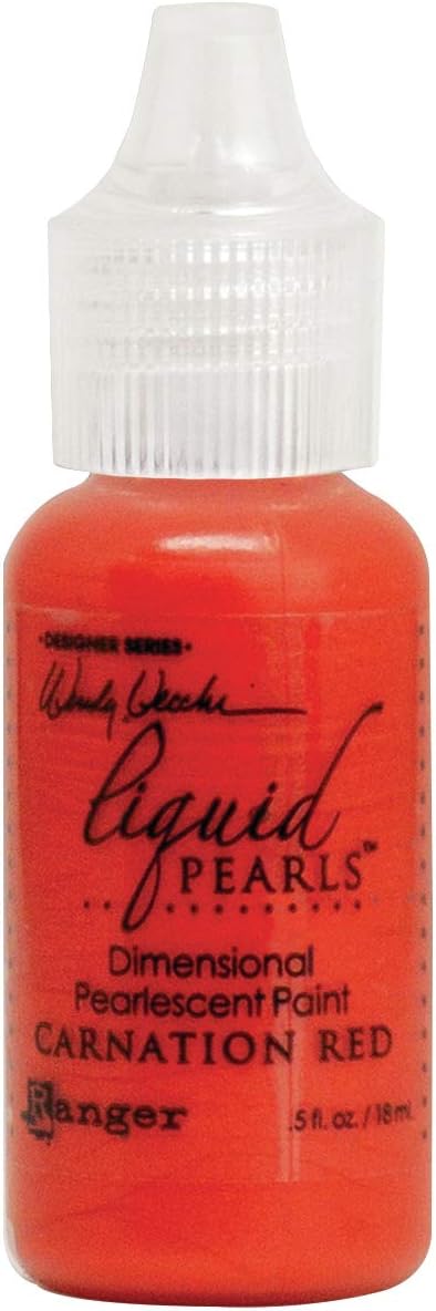Wendy VecchiRanger Make Art Designer Series-Liquid Pearls-Carnation Red, 18 ml
