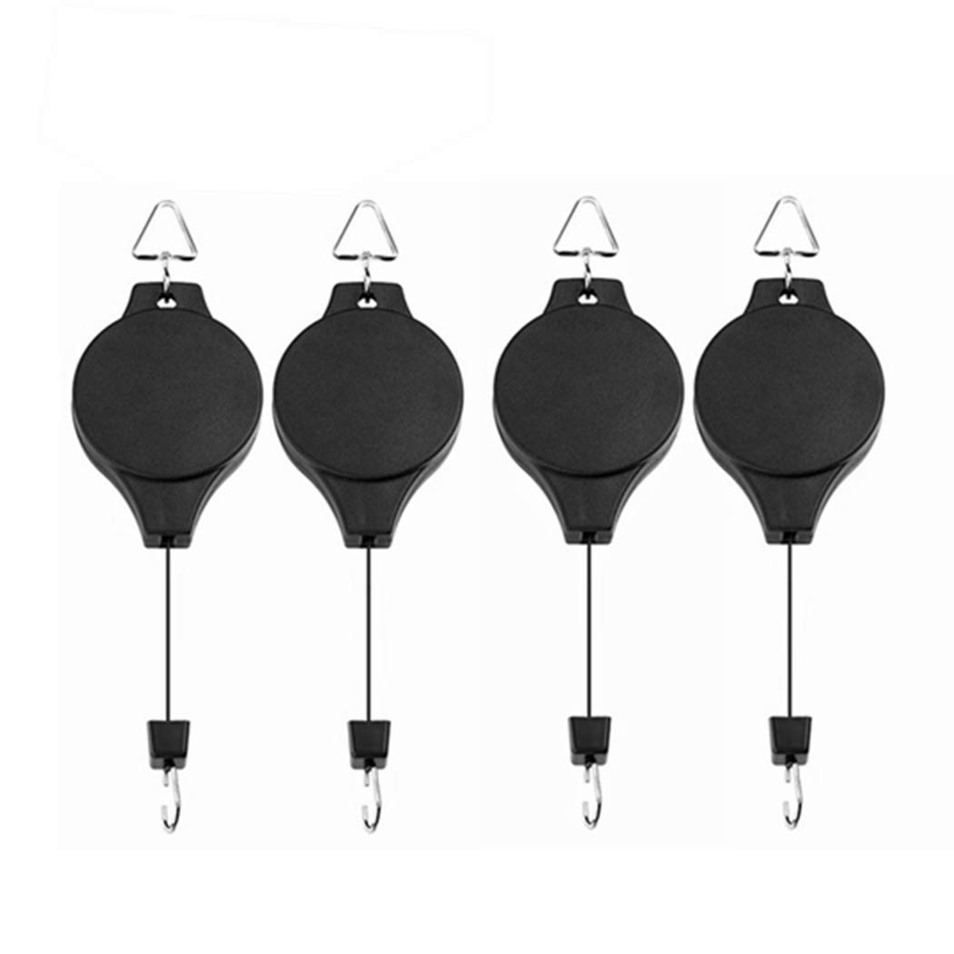 4pcs Retractable Plant Hangers For Hanging Baskets Bird Feeder