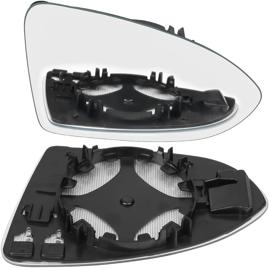 URAQT Right Heated Wing Mirror Glass for VW Golf MK7 2013-2020 Convex Aspherical