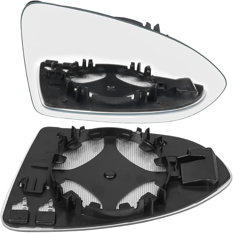 URAQT Right Heated Wing Mirror Glass for VW Golf MK7 2013-2020 Convex Aspherical