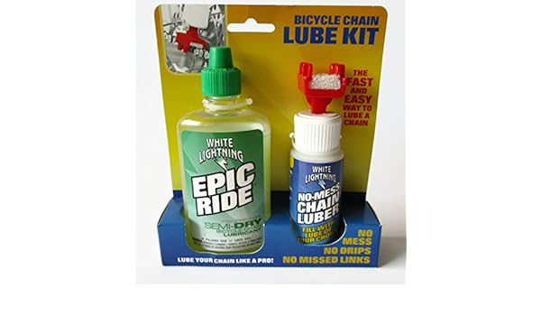 white lightning bike chain cleaner kit