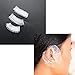 XUKEKOY Ear Protector Caps, Disposable Clear Shower Water Ear Covers, 100 Pcs