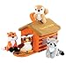 Hoovy Adorable Plush 'Country Friends' Animals Toy Set for Little Boys & Girls [Carrier Included] | Cute & Fluffy Stuffed Fox, Squirrel, Owl & Raccoon | Educational Animal Sounds Recording