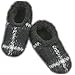 Snoozies Mens Modern Plaid Indoor House Slippers